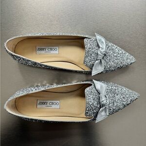 Jimmy Choo Gala glitter ballet flats - 41.5